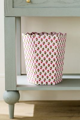 Inner Child Scallop Printed Waste Bin