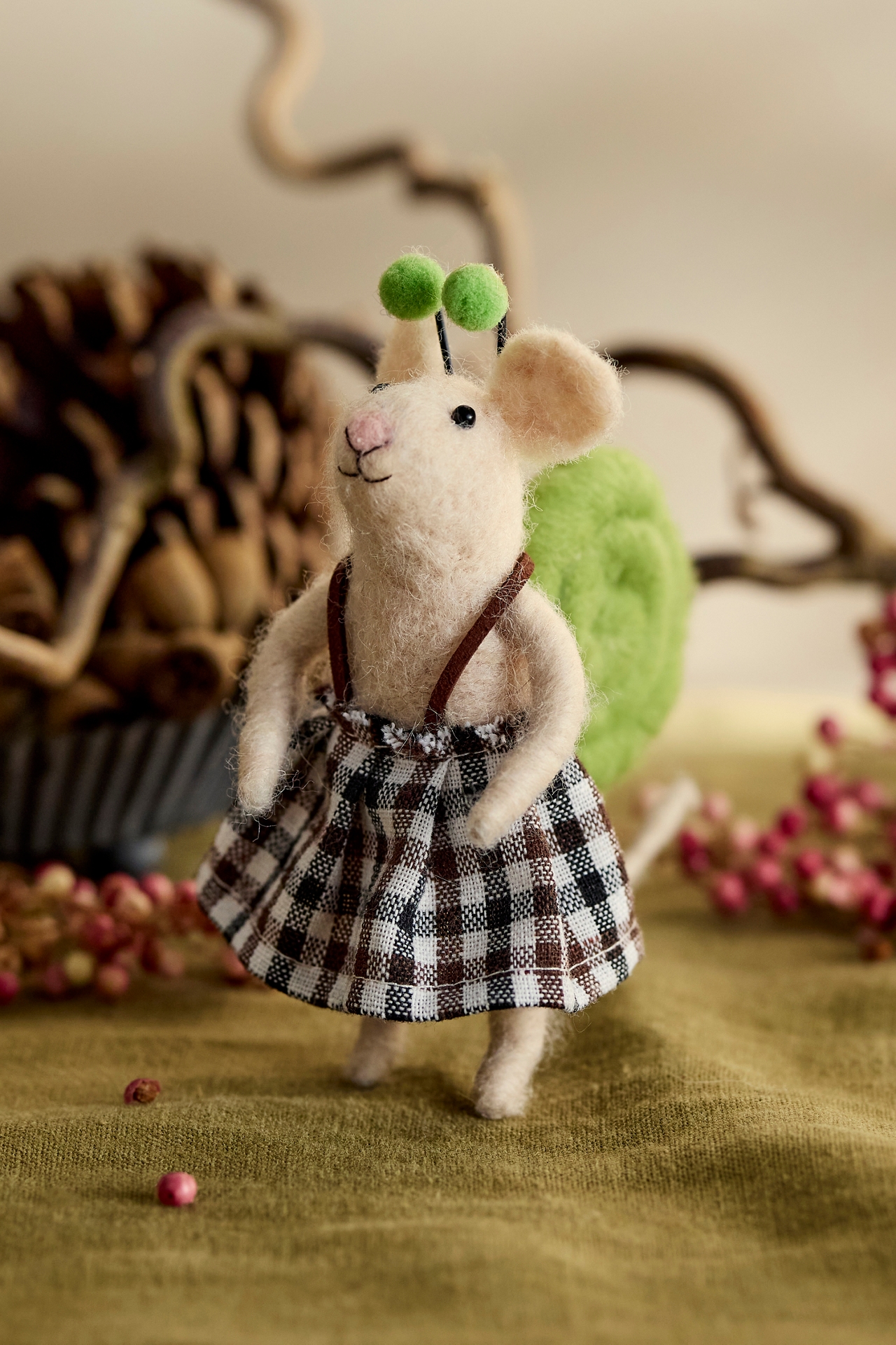 Snail Backpack Mouse Felt Critter