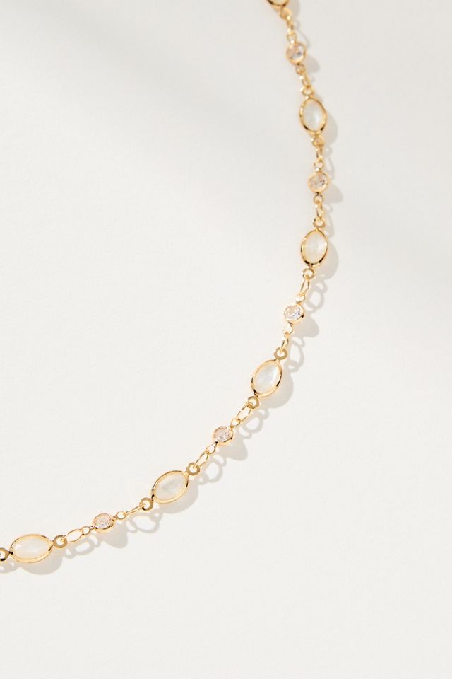 Collier Infinity en pierre précieuse #1