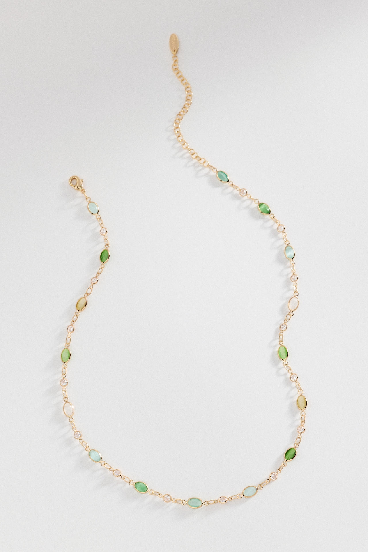 Infinity Gemstone Necklace