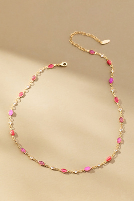Infinity Gemstone Necklace