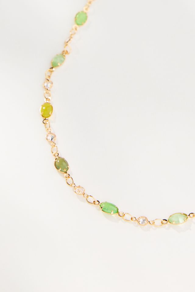 Infinity Gemstone Necklace #2