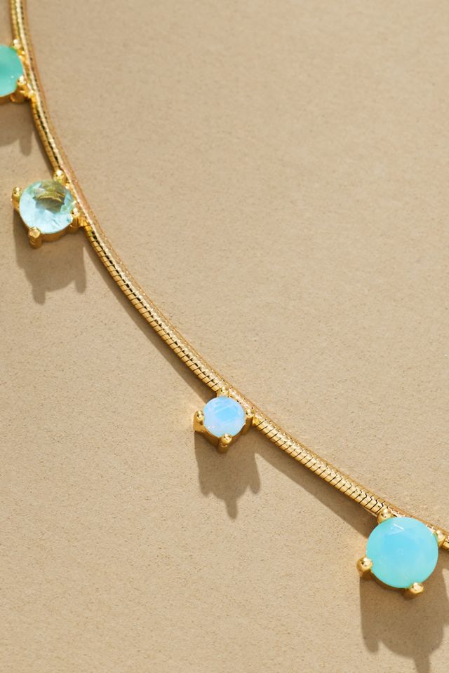 Colorful Crystal Short Necklace #2