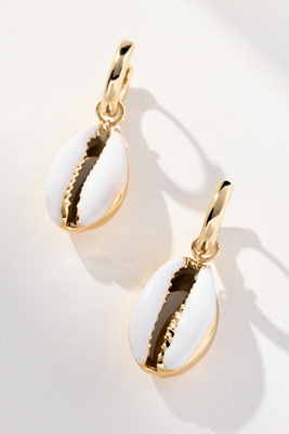 By Anthropologie Icon Charm Huggie Hoop Earrings