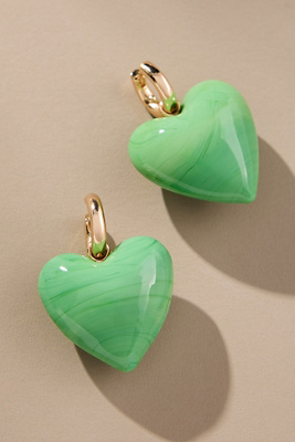 By Anthropologie Icon Charm Huggie Hoop Earrings