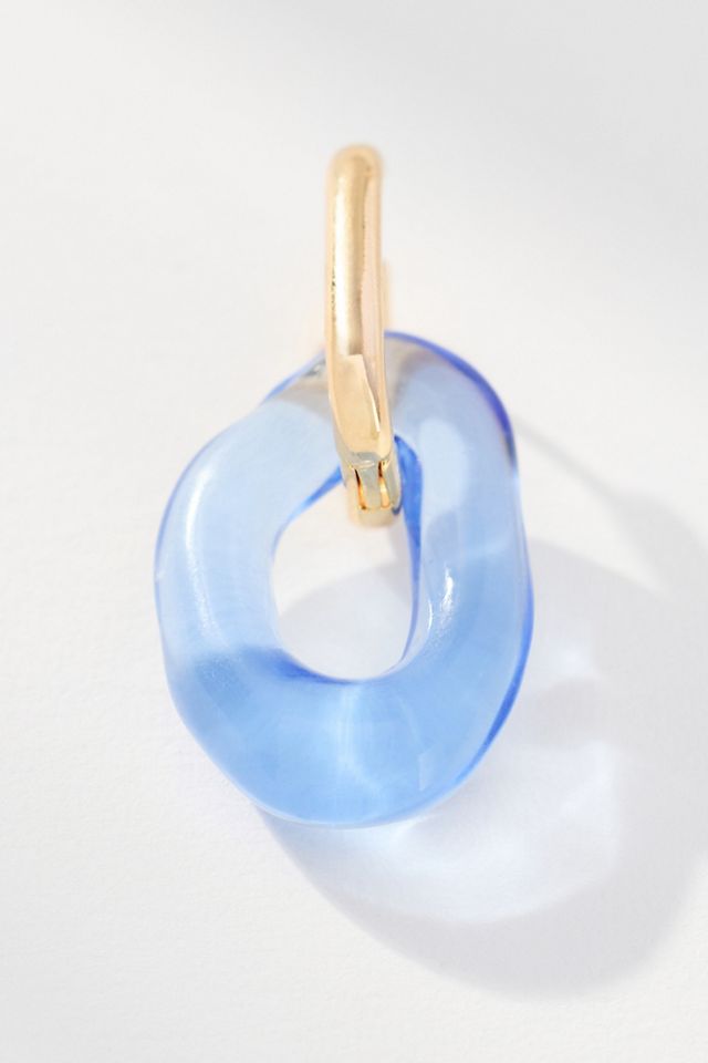 Lucite Huggie Hoop Earrings #3