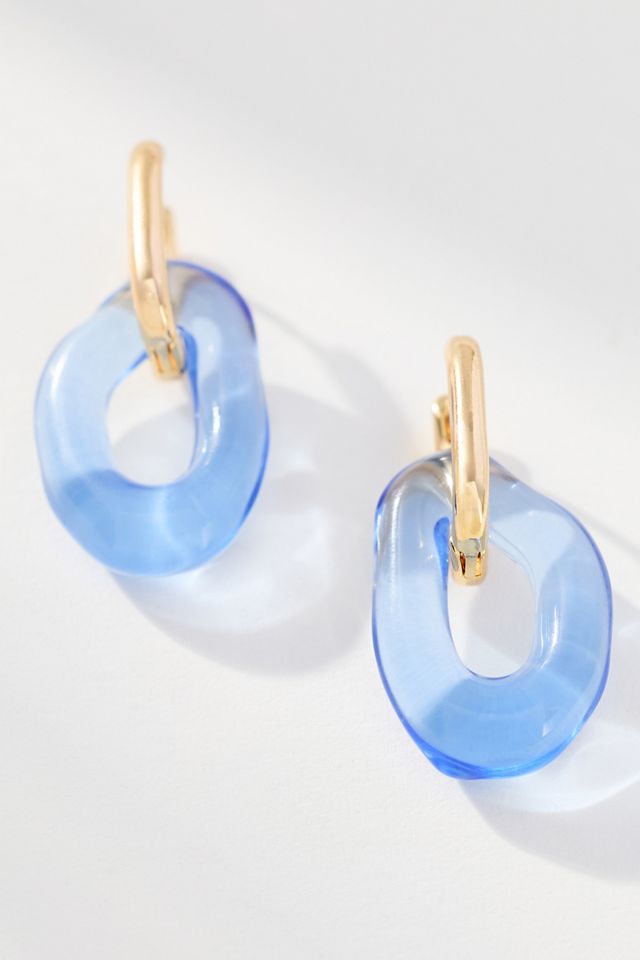 Lucite Huggie Hoop Earrings #2