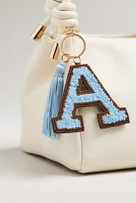 Varsity Monogram Bag Charm