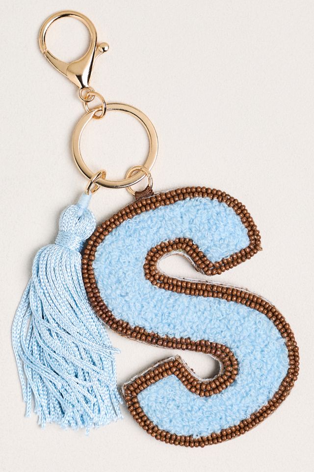 Varsity Monogram Bag Charm