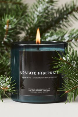 Poured New York Woody Upstate Hibernate Boxed Glass Candle