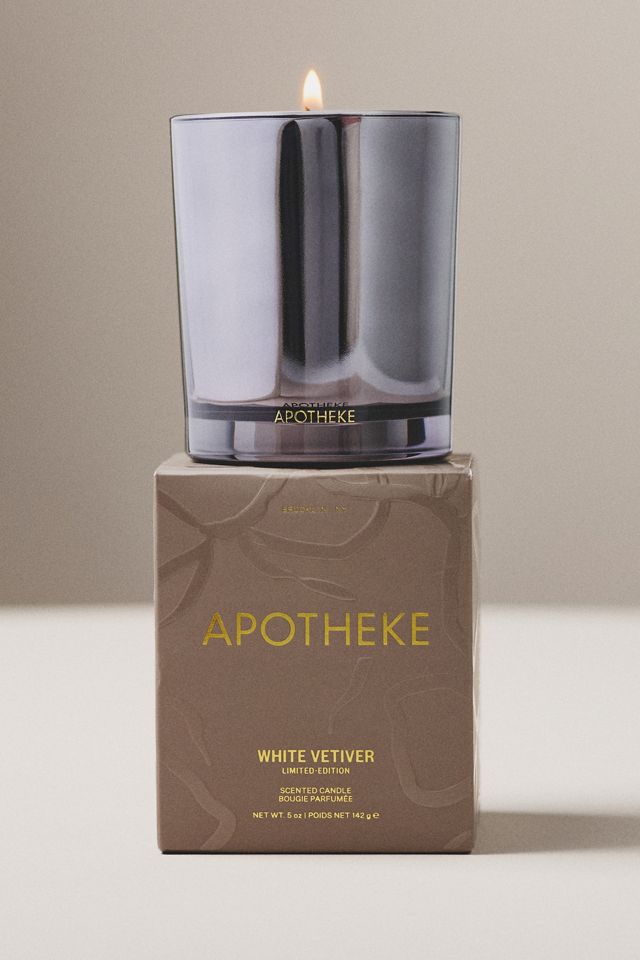 Apotheke Petite White Vetiver Boxed Glass Candle #2