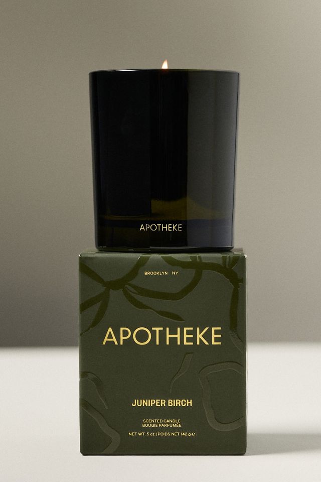 Apotheke Petite Juniper Birch Boxed Glass Candle #1