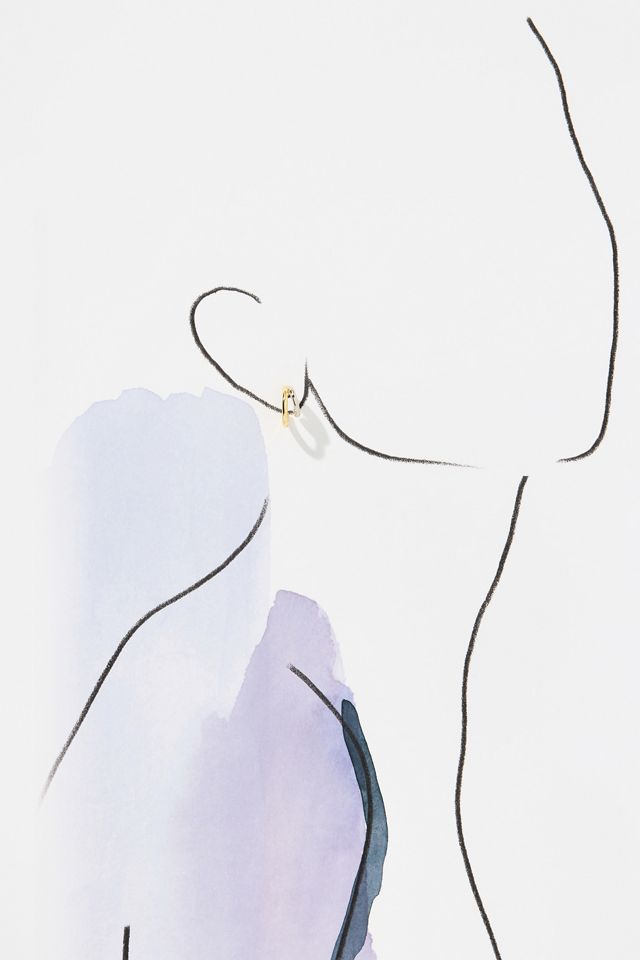 Ana Luisa Scarlett Mixed Metal Double Hoop Earrings #2