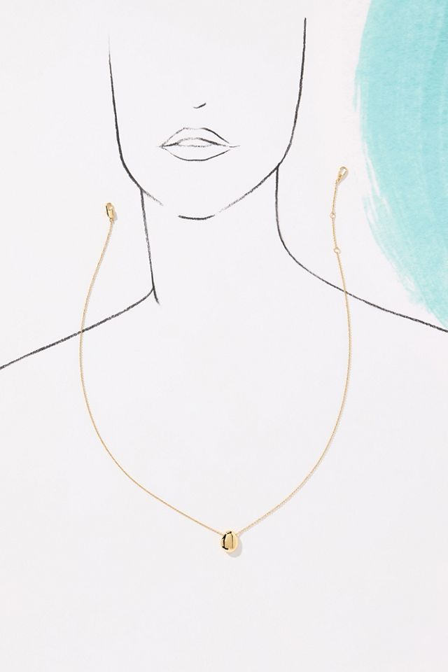Ana Luisa Mini Pebble Pendant Necklace #2
