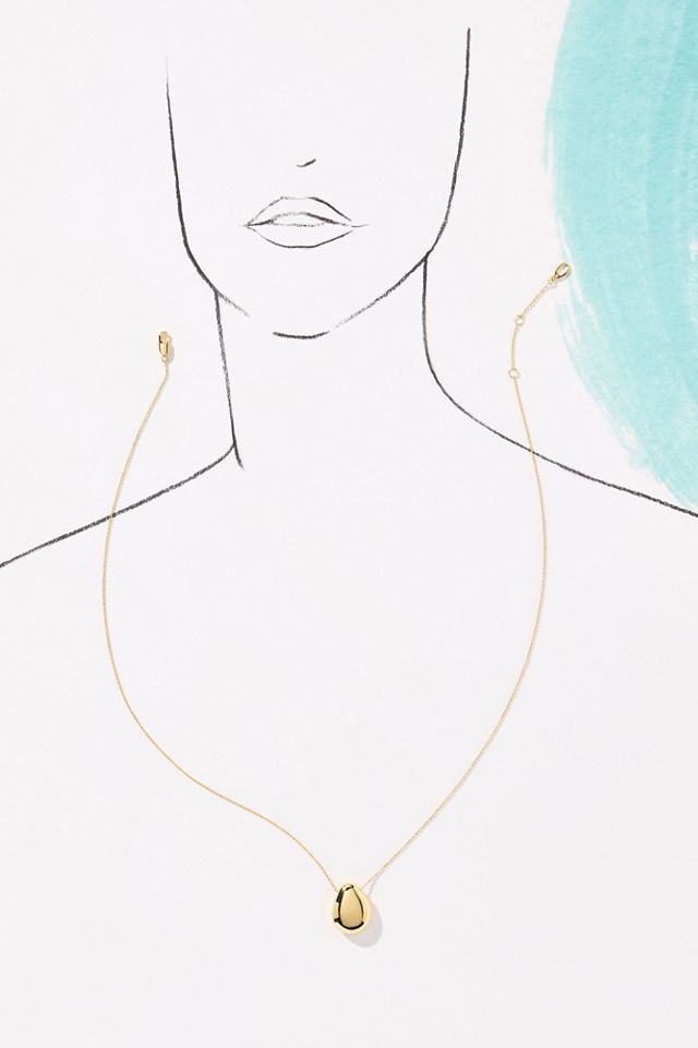 Ana Luisa Pebble Pendant Necklace #2