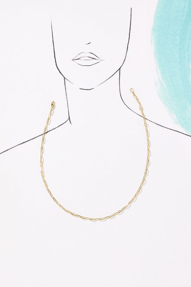 Ana Luisa Laura Bold Link Chain Necklace #2