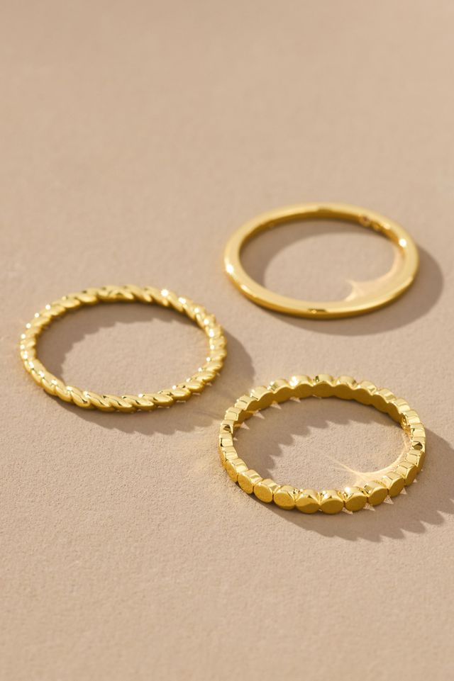 Ana Luisa Adrianna Stacking Rings, Set of 3 #1