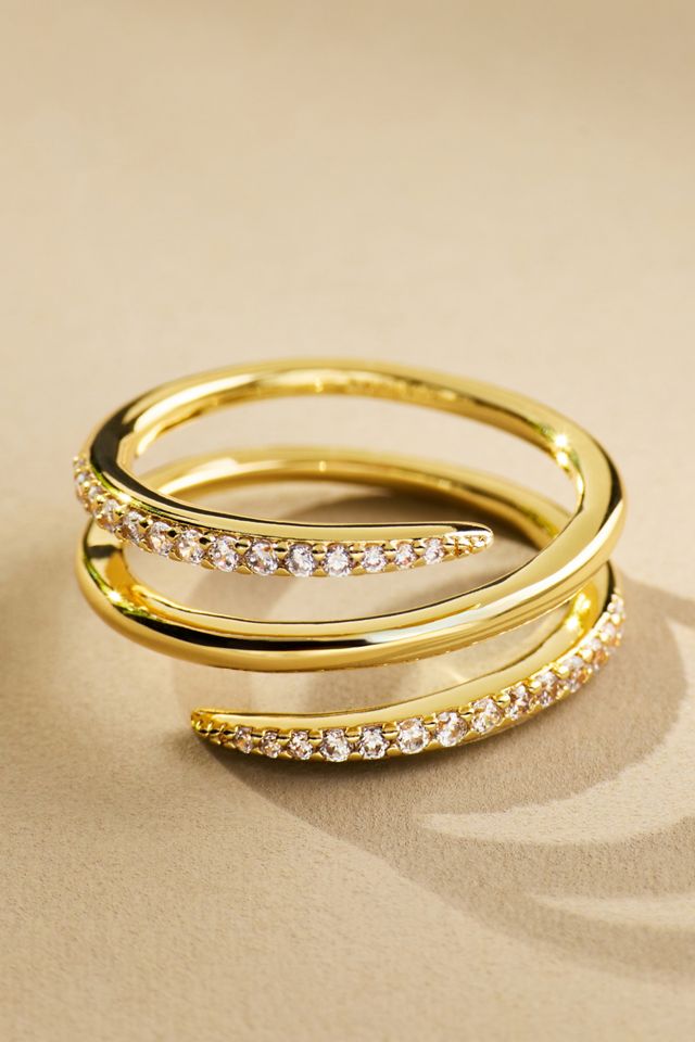Ana Luisa Oren Triple Claw Ring #1