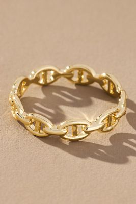 Ana Luisa Iver Anchor Chain Ring