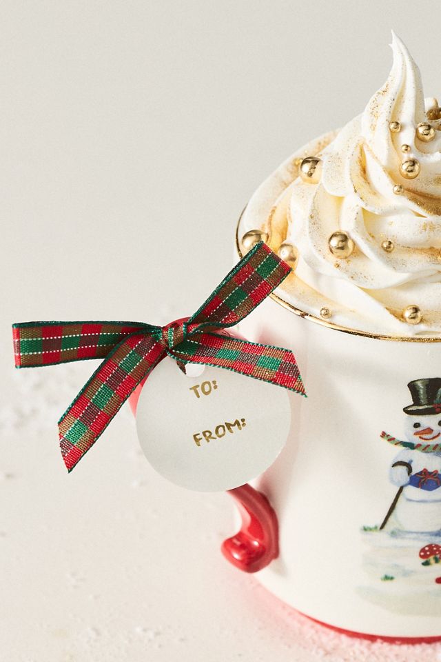 Nathalie Lete Stoneware Holiday Monogram Mug #2