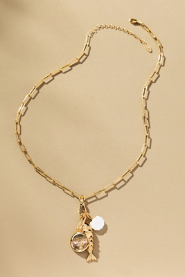 By Anthropologie Cluster Charm Icon Necklace