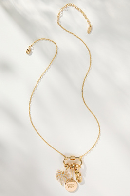 By Anthropologie Cluster Charm Icon Necklace
