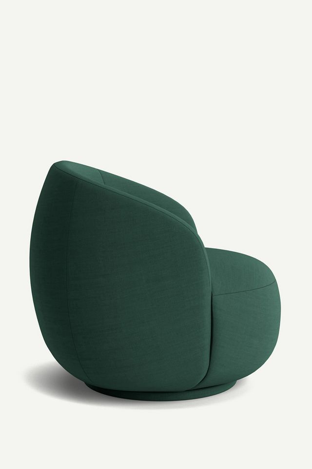 Cosette Linen Swivel Chair #2