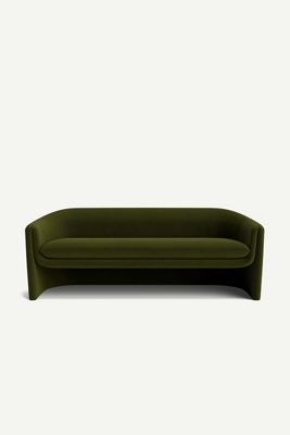 Sculptural 83" Performance Velvet Sofa
