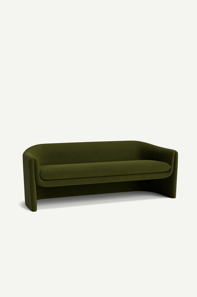 Sculptural 83" Performance Velvet Sofa #1