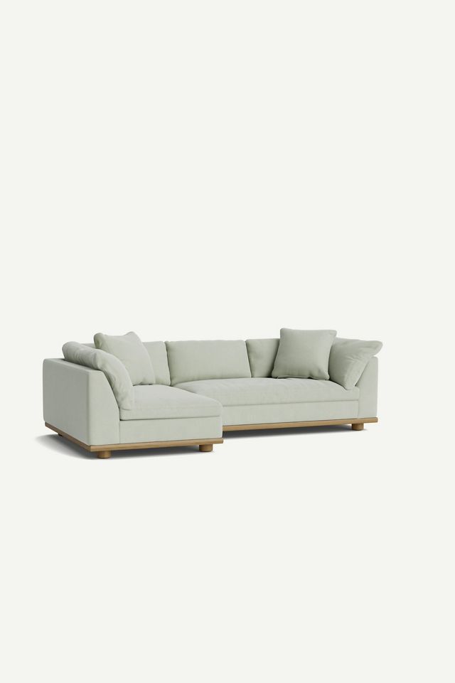 Saguaro 108” Performance Linen Sectional #1