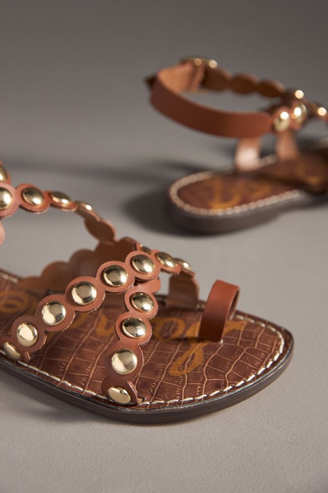 Sam Edelman Gloria Ankle Strap Studded To-Ring Sandals #2