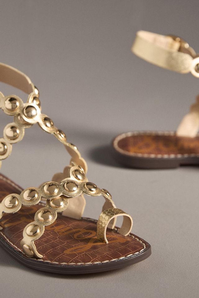 Sam Edelman Gloria Ankle Strap Studded To-Ring Sandals #2