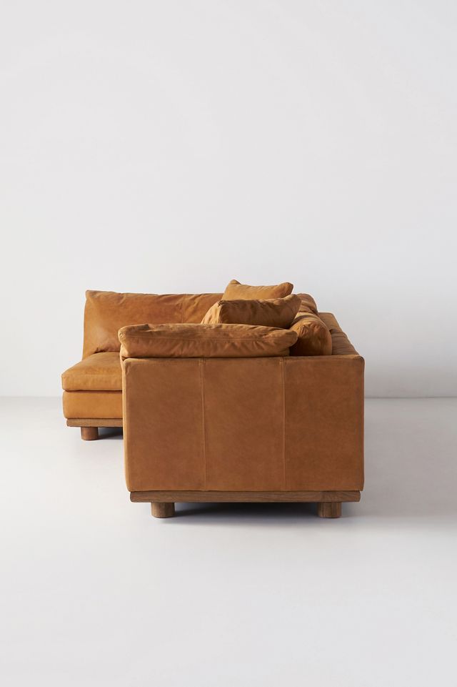 Saguaro 130" Leather Sectional #2
