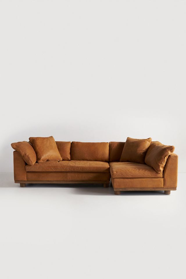 Saguaro 130" Leather Sectional #4