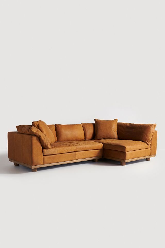Saguaro 108" Leather Sectional #1