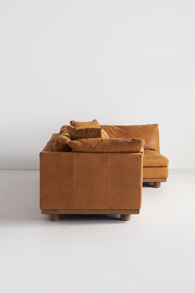 Saguaro 108" Leather Sectional #2