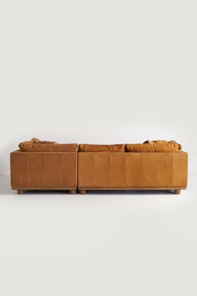 Saguaro 108" Leather Sectional #3