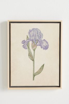 Flower Embroidered Wall Art