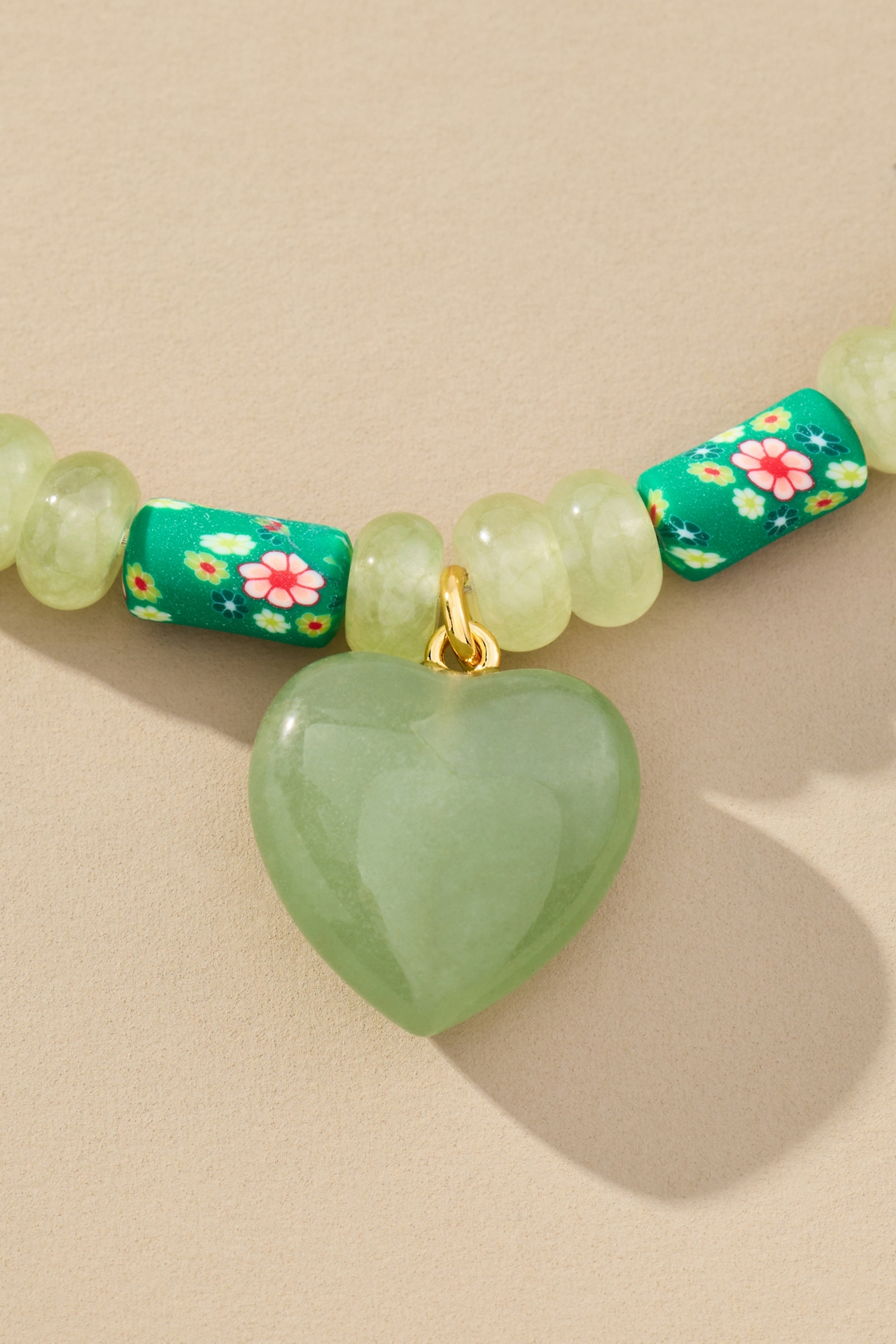 Logan Tay Beaded Floral Pendant Necklace