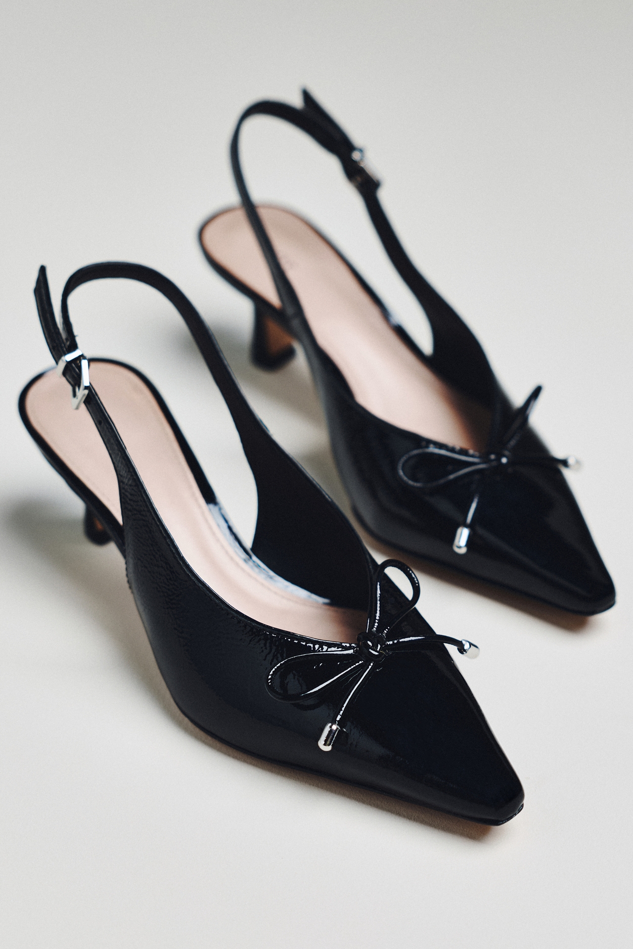 Maeve Pointed-Toe Slingback Heels