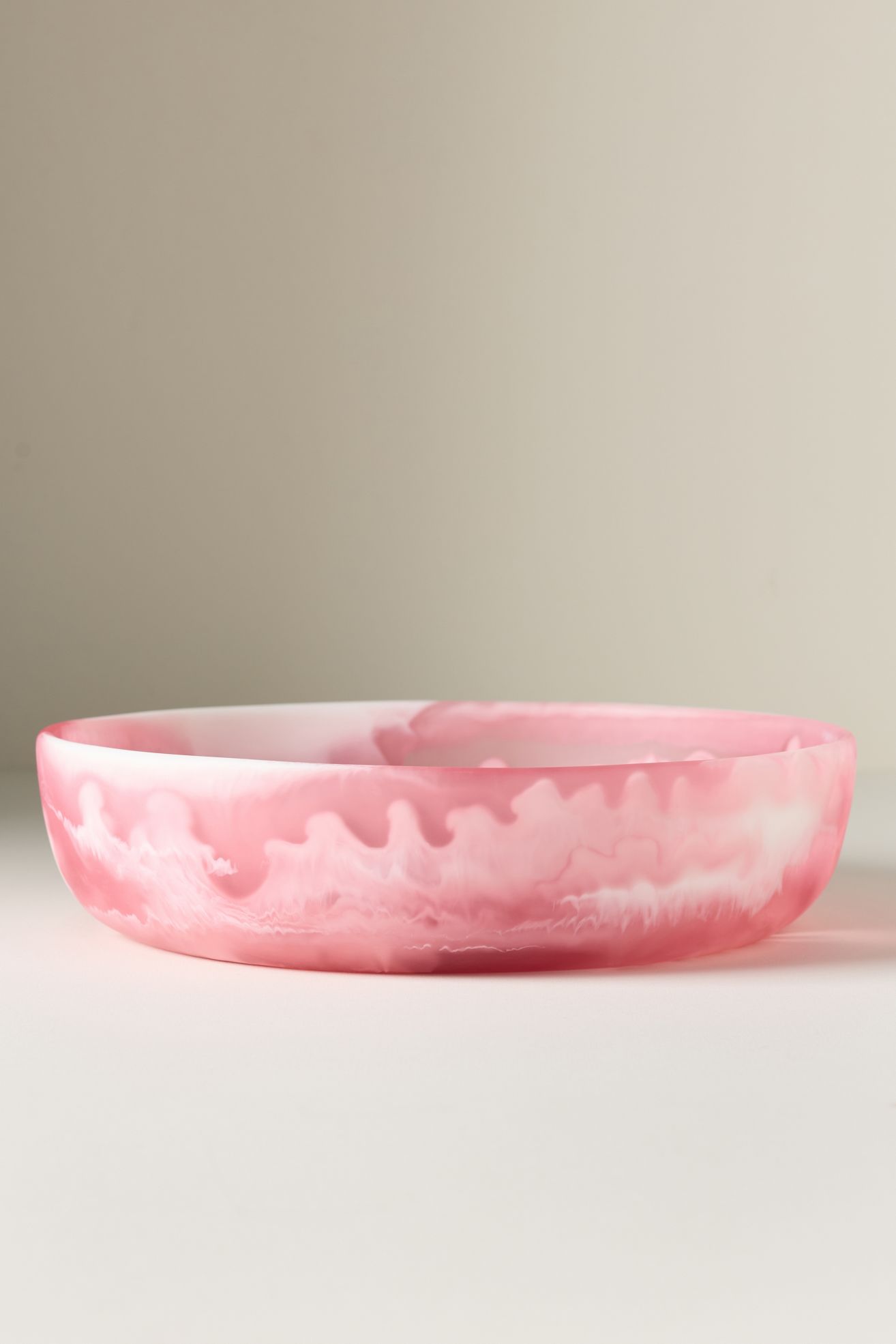 Blue Pheasant Hugo Large Resin Serving Bowl - Pink, One Size