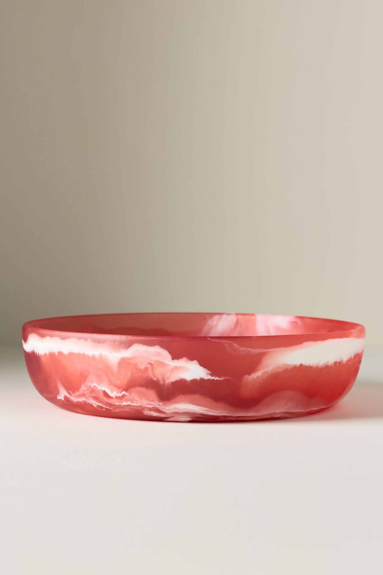 Blue Pheasant Hugo Large Resin Serving Bowl - Red Berry, One Size