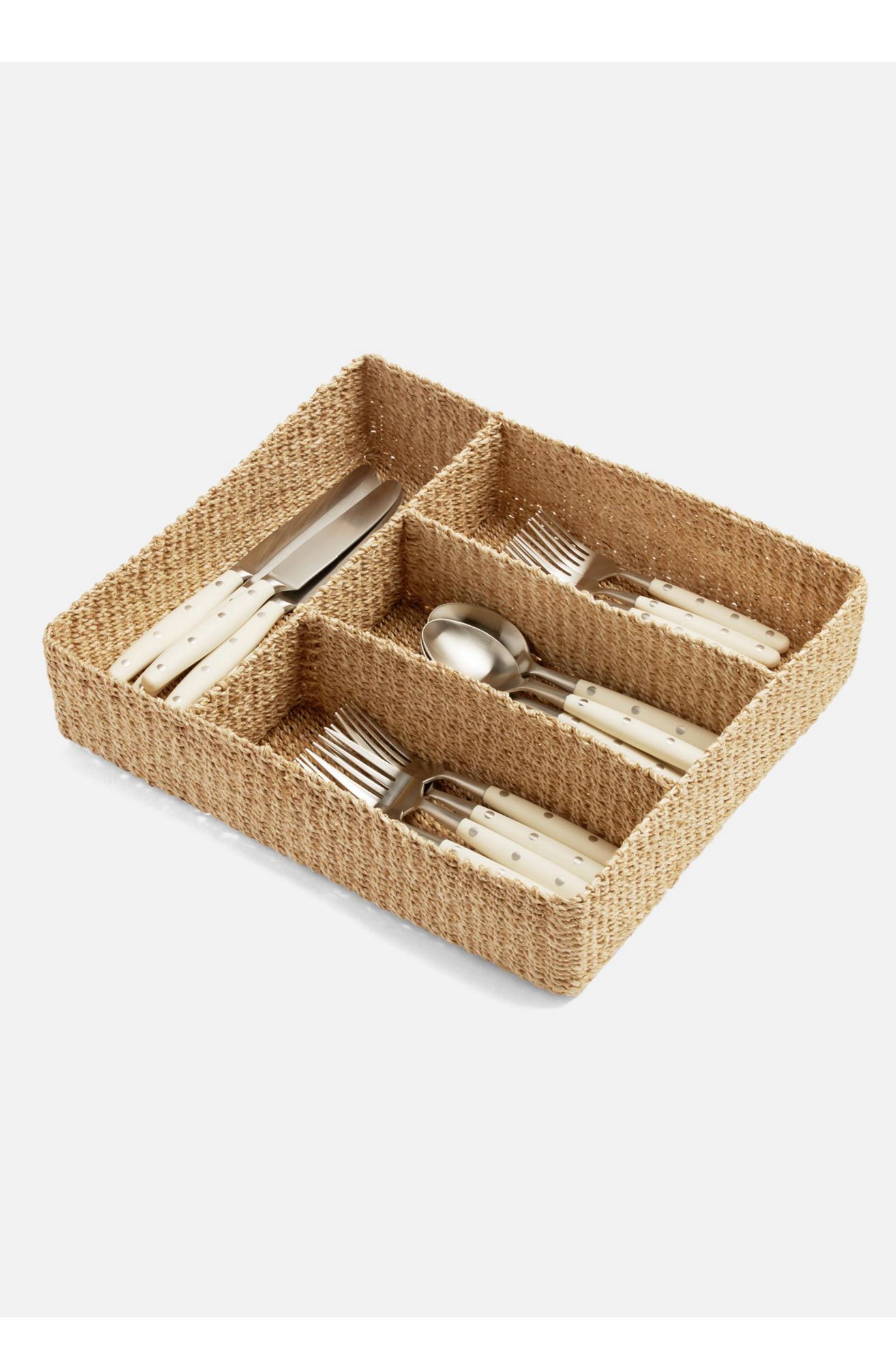 Blue Pheasant Voru Flatware Tray - Nautral, Standard, One Size