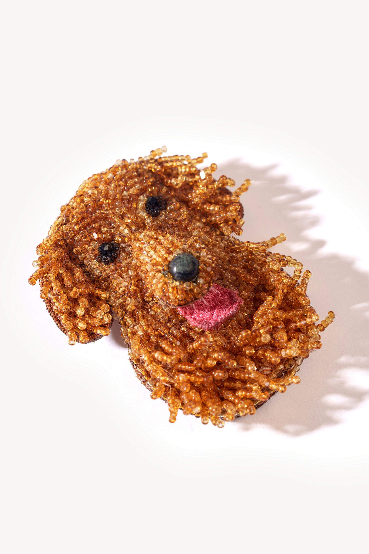 Deepa Gurnani Golden Retriever Brooch