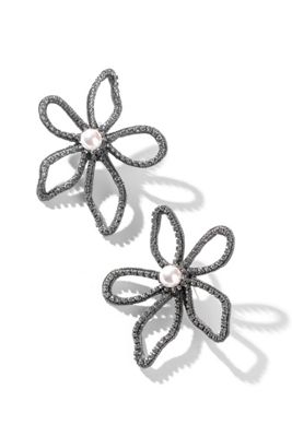 Deepa Gurnani Felicity Flower Post Earrings