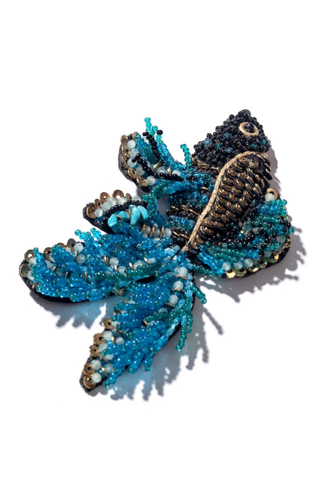 Deepa Gurnani Guppy Brooch #1