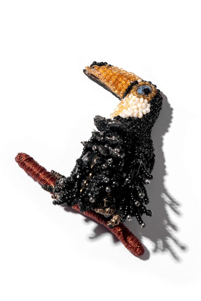 Deepa Gurnani Toucan Brooch #1