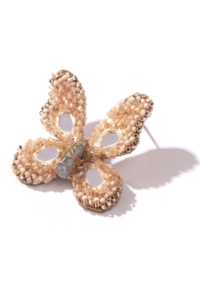 Deepa Gurnani Echo Butterfly Post Earrings #1