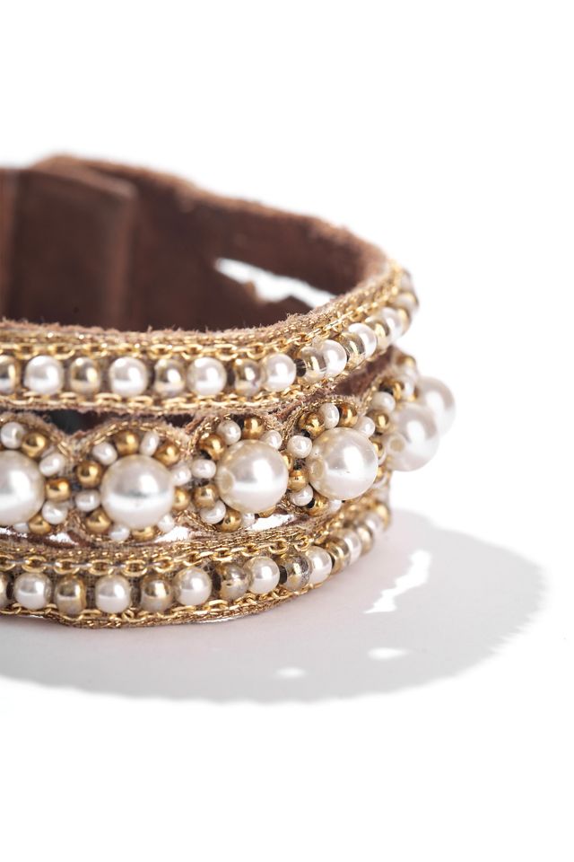 Deepa Gurnani Kimmy Stone Cuff Bracelet #1
