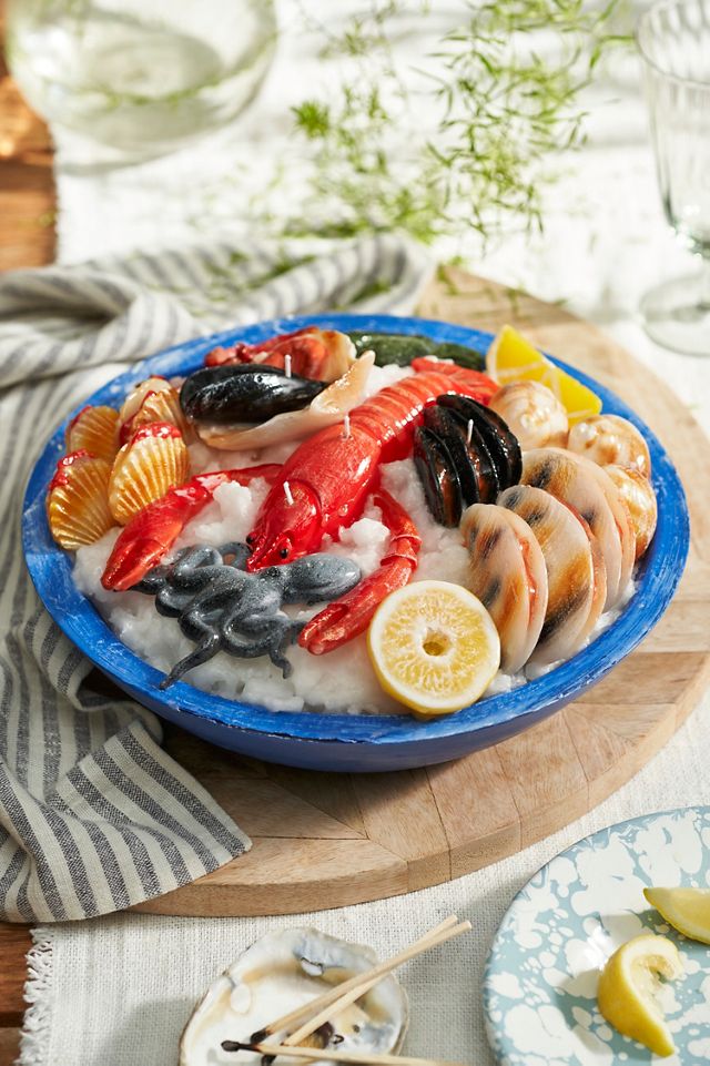 Seafood Platter Candle #1